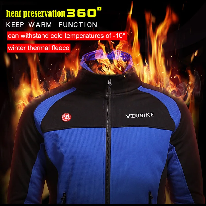 Waterproof Wind Coat Pro Team Cycling Set Men Bike Clothing Windproof Mens Motorcycle Jacket Winter Thermal Fleece Running Suit