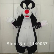 Маскоты красный нос большой черный волк Маскоты костюм для взрослых Размеры Черный волк Койот Маскоты te костюм