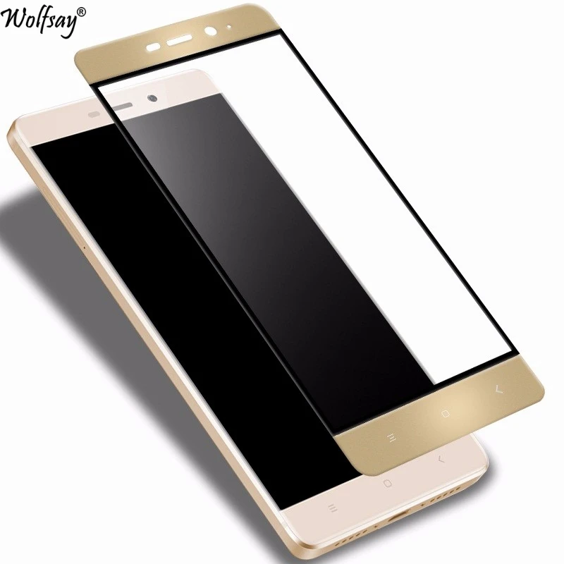 Wolfsay 1 шт для стекла Xiaomi Redmi 4 Pro Защитная пленка экрана из закаленного Prime с защитой