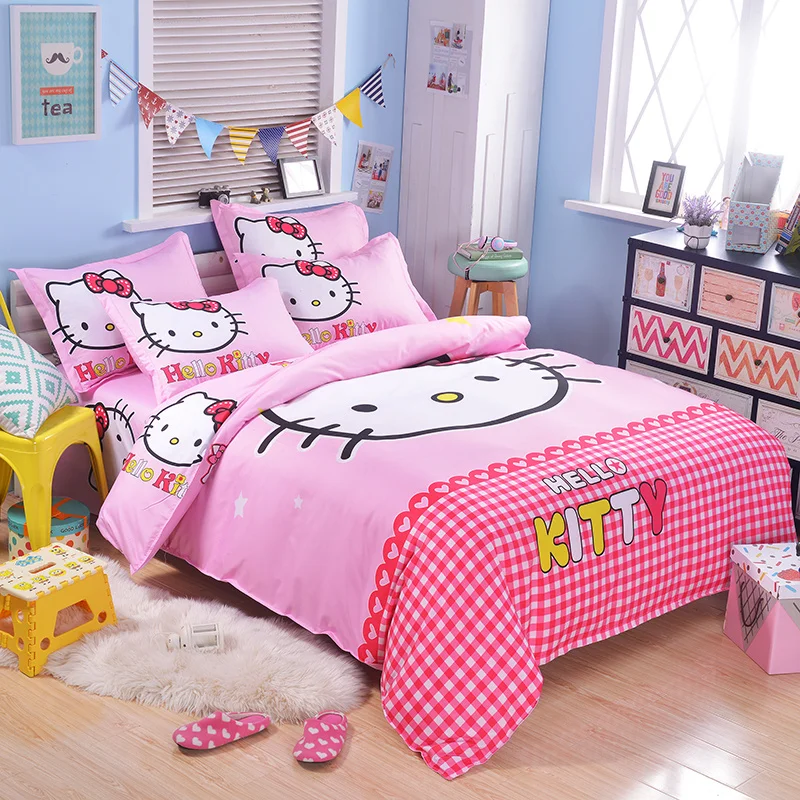 Cartoon printed bed sheets online Clearance