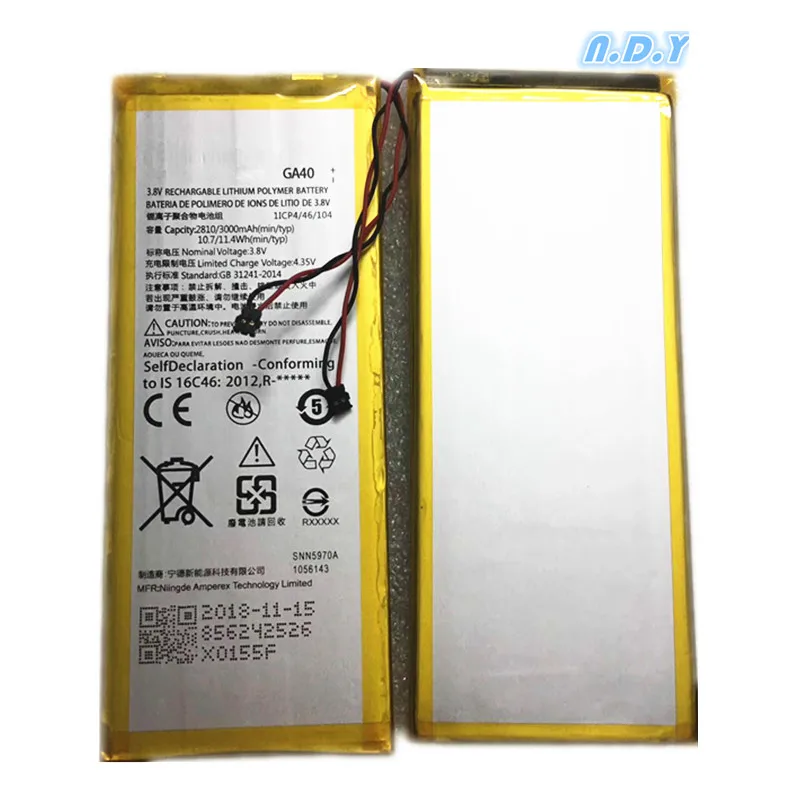 

3000mAh Battery GA40 replacement For Motorola Moto G4 G4 Plus XT1625 XT1622 XT1644 XT1642 XT1640 GA 40 Batteries