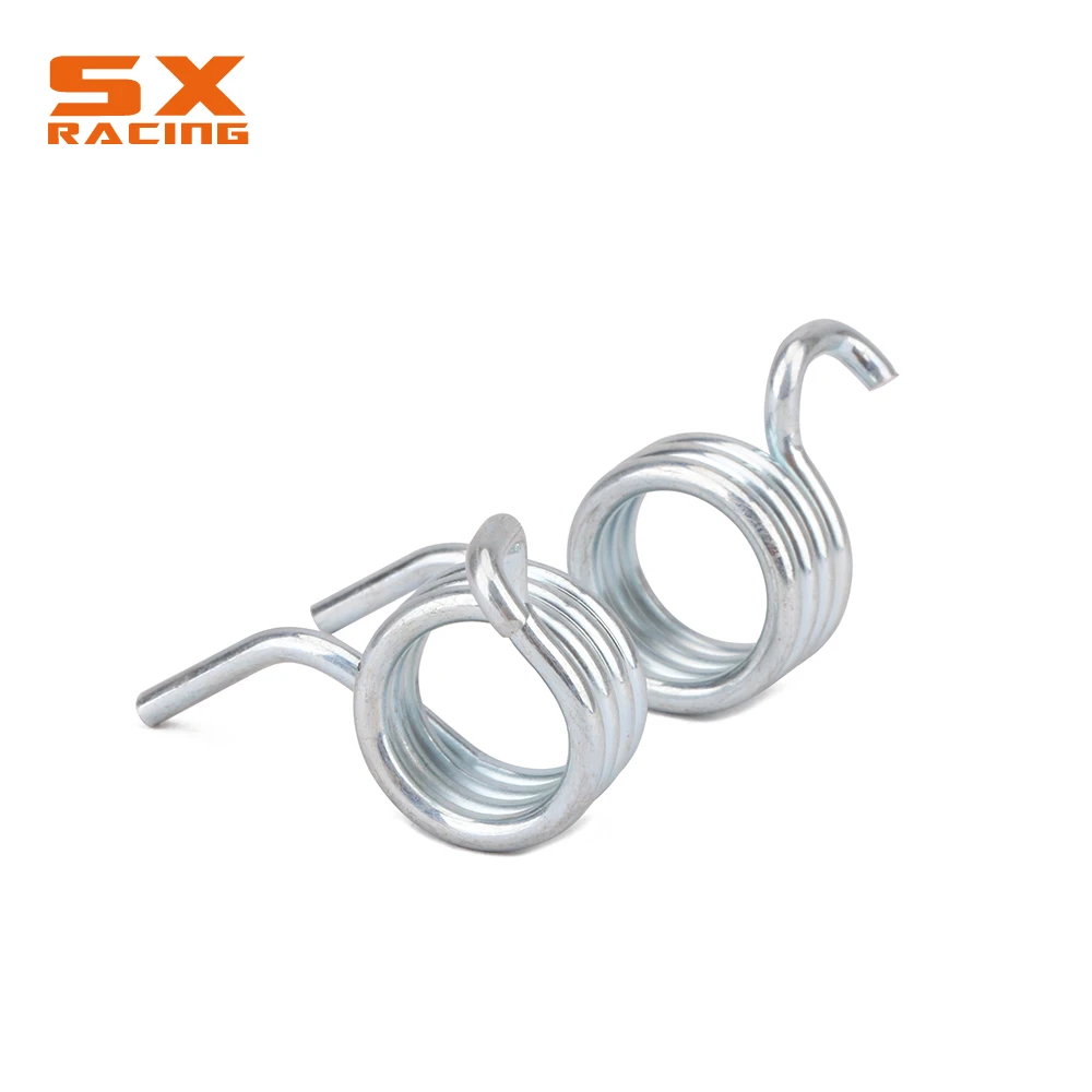 Motorcycle Accessories A Pair Foot Pegs Spring For Honda Kawasaki
