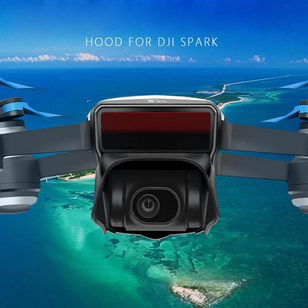 

Lens Hood Sunshade Glare Guard Camera Gimbal Protector Cap For DJI Spark Camera Gimbal Protector Cap M.7