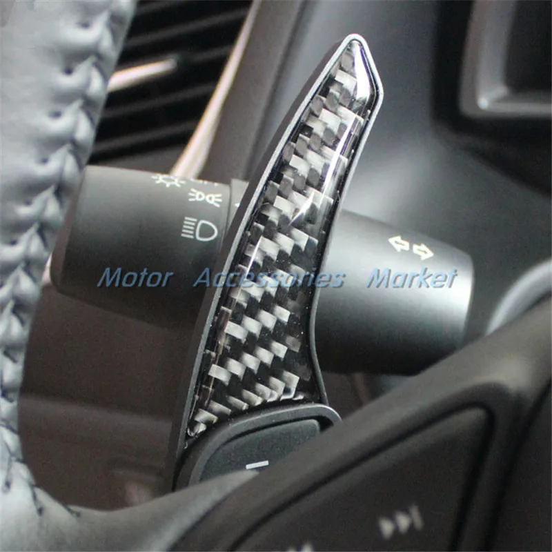 

New Carbon Fiber Print Sport Style Steering Wheel Gear Shift Paddle For Mazda 3 6 CX-3 CX-5