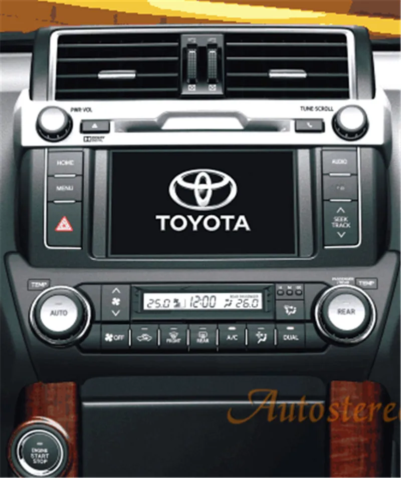 Perfect DSP Android 9 Car DVD Player GPS navigation for Toyota Land Cruiser 150 PRADO 2014 2015 Auto radio Radio head unit tape recorder 3