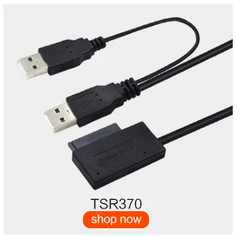 TISHRIC SATA для USB 2,0 до 7 15 22pin кабель адаптер Внешний USB питание для 2,5 ''SATA SSD HDD жесткий диск конвертер