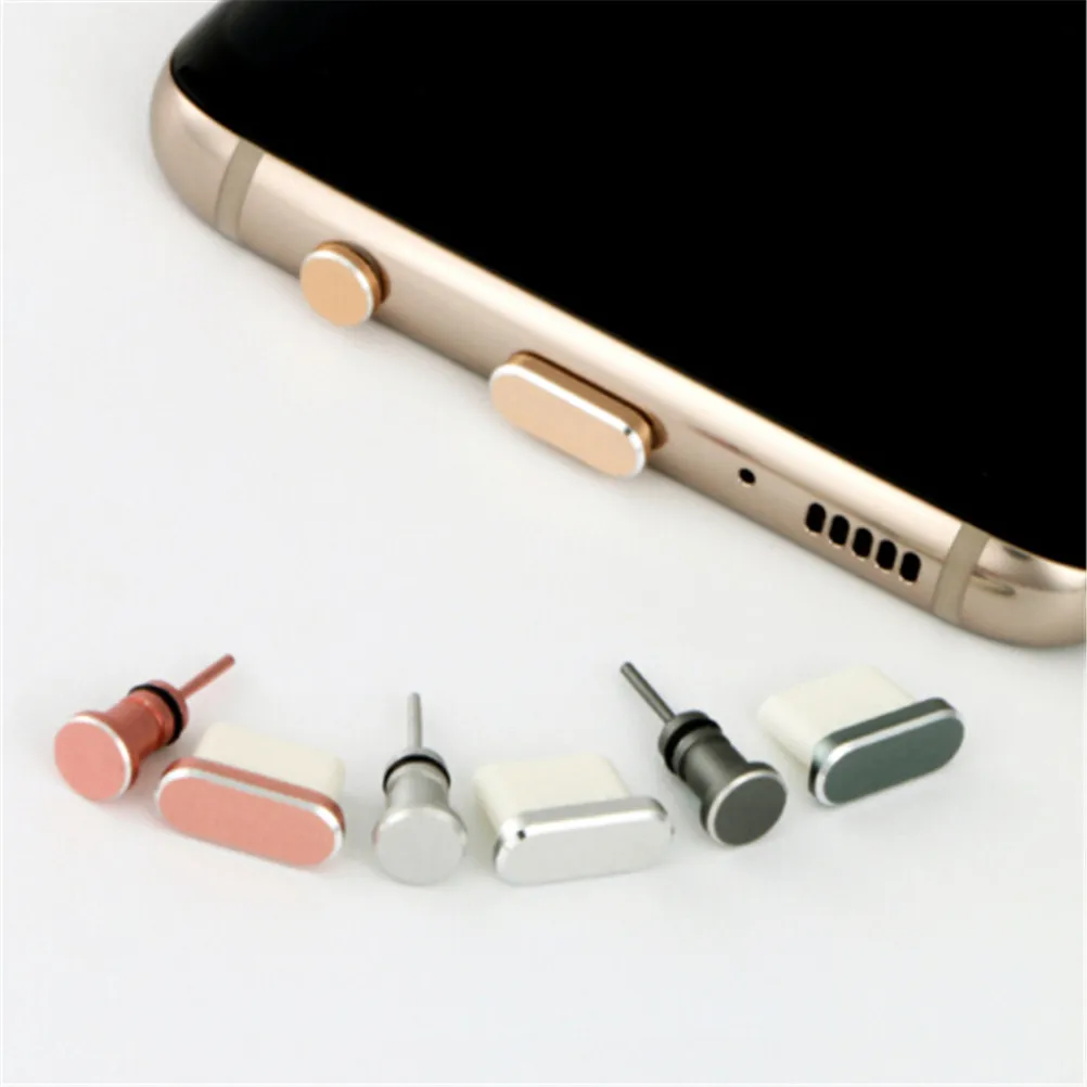 Пылезащитная заглушка для iPhone X 8 7 6 S Plus для Android type C разъем для наушников Jack Пылезащитная заглушка для USB набора для Android type-C