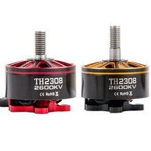 Alta Qualidade 2 pcs TH2308 2308 CW & CCW Do Motor Brushless 2600KV 3-5 S para RC Zangão FPV Racing Parts Accs