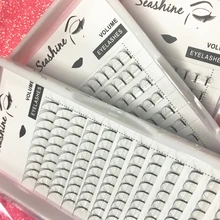 6D готовые вентиляторы классический ресницы русский объемное наращивание ресниц Полупостоянный отдельных ресниц