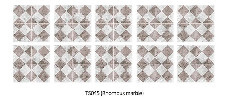 10 шт./лот, 20x20 см, 15x15 см, водостойкие плитки, наклейки на стену, мозаика, квадратный пол, Декор, наклейка, Фреска, сделай сам, на мебель, кухня, ванная комната - Цвет: TS045