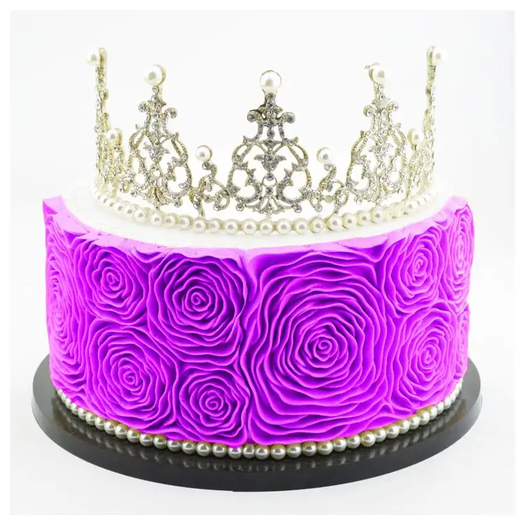 

2019 Newest Rose Flower Fondant Cake Decorating silicone Mould flower shaped chocolate jelly mold DIY baking tool