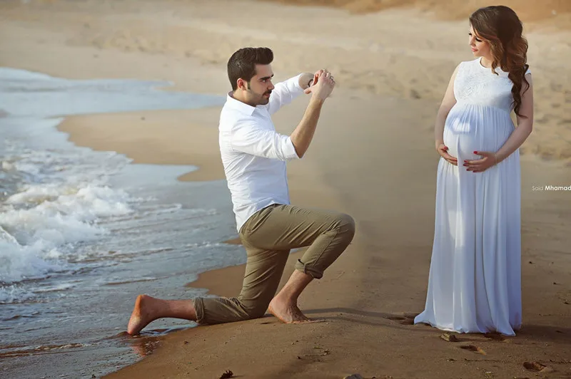 Por Pregnant Wedding Lots From Fashion Lace 2016 White Bridal Gown Beach Pregnant Wedding Bride Dress Vestido