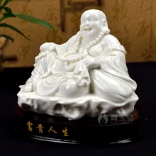 Dai yutang керамические украшения идеи-воюющие Смеющийся Будда Maitreya настольные украшения богатая жизнь/D15-51