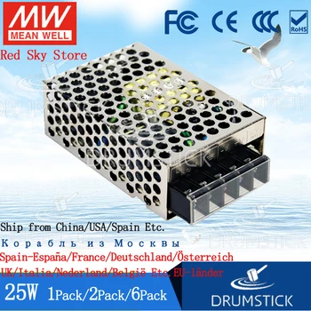 

(2PACK) Meanwell 25W Switching Power Supply RS-25-5V/3.3/12/15/24/48 0.57/1.1A 1.7/2.1/5/6A high performance replace NES