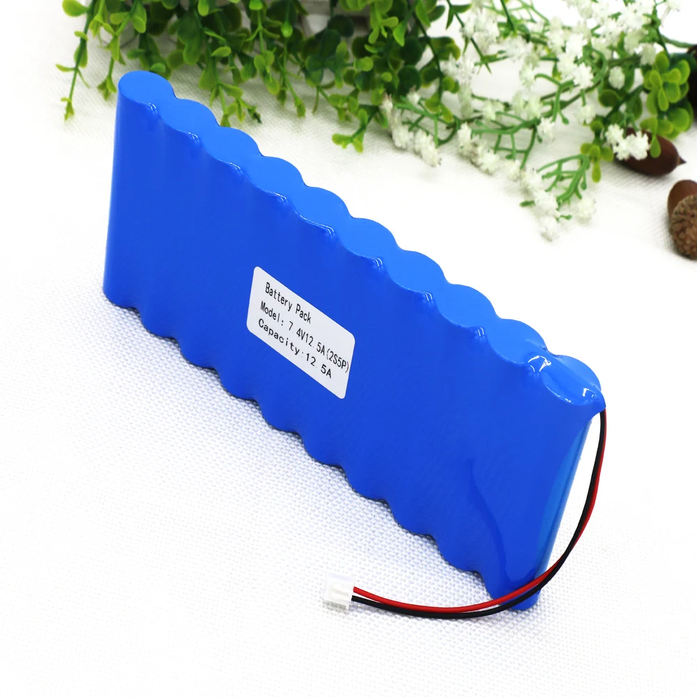 KLUOSI 8,4 V аккумулятор 2S5P 7,4 V/8,4 V 12500mAh комплект литий-ионный батарей с 5А BMS для велосипедных фар CCTV/камера/игрушка и т. Д