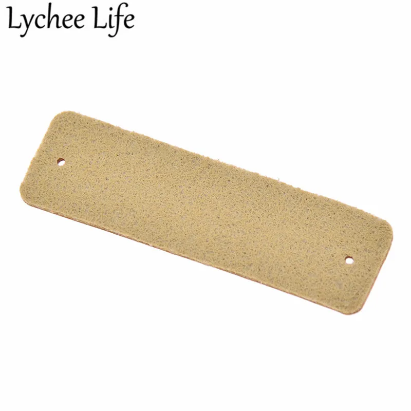 Lychee Life кожаные этикетки ручной работы 20 шт. этикетки с буквенным принтом DIY Одежда швейная ткань моющиеся принадлежности аксессуары