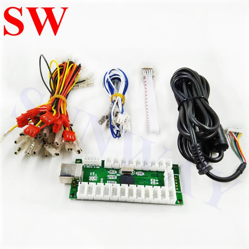 

2 pin for LED buttons Zero Delay Arcade USB Encoder controller PC Joystick board for MAME/PC