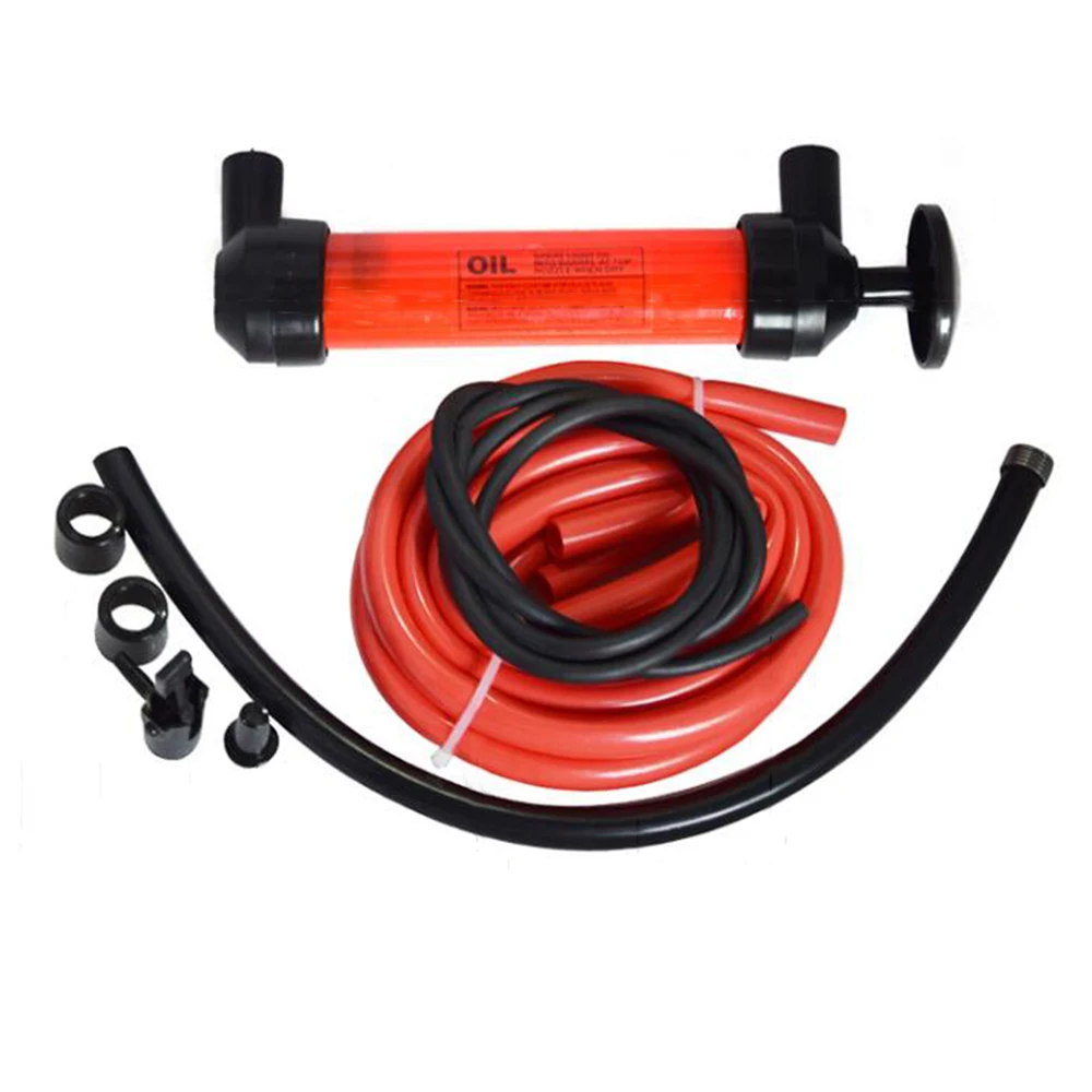Buy 1SET Manual Oil Pump Hand Siphon Tube Car Hose