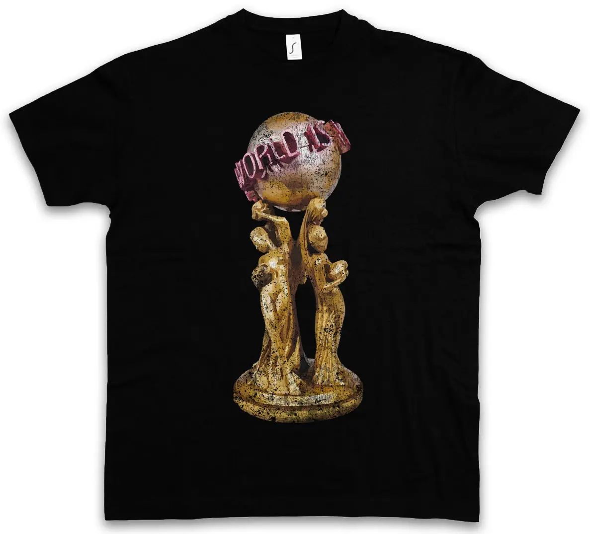 THE WORLD IS YOURS T-SHIRT - Tony Al Scarface Montana TM Pacino Mafia T Shirt funny Tops Tee shirt | Мужская одежда