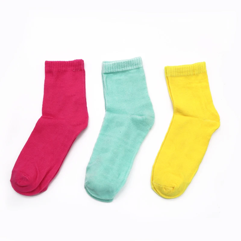 3/5 пар, яркие цвета, женские короткие носки, Забавные милые однотонные носки до щиколотки, женские носки для девушек, носки для творчества