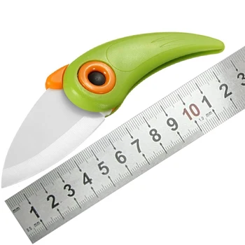 

Good Bird Ceramic Knife Gift Knife Pocket Ceramic Folding Knives Kitchen Fruit Paring Knife With Colourful ABS Handle