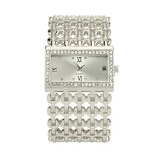 Relogio Feminino часы с бриллиантовым браслетом Женские кварцевые наручные часы с механизмом прямоугольные часы Reloj Mujer saat Montre Femme