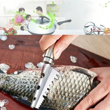 Кожи Нержавеющая сталь Овощечистка гаджеты Кисточки Инструмент Главная скиннерс Портативный Кухня скалер удаления чистого рыбы