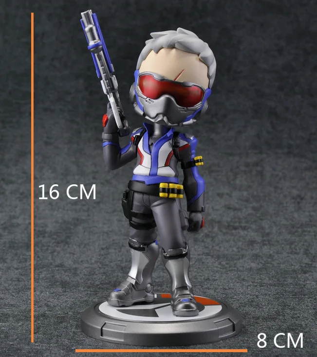 Фигурка OW Hero SOLDIER 76 модель игрушек ПВХ 16 см игровая фигурка периферийные