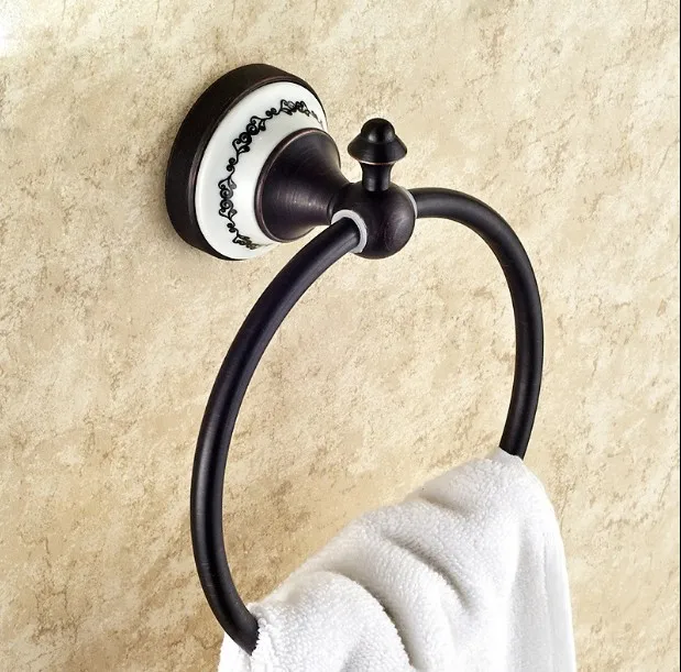 New Arrivals Brass Wall Mounted Bathroom Towel Holder Antique Towel