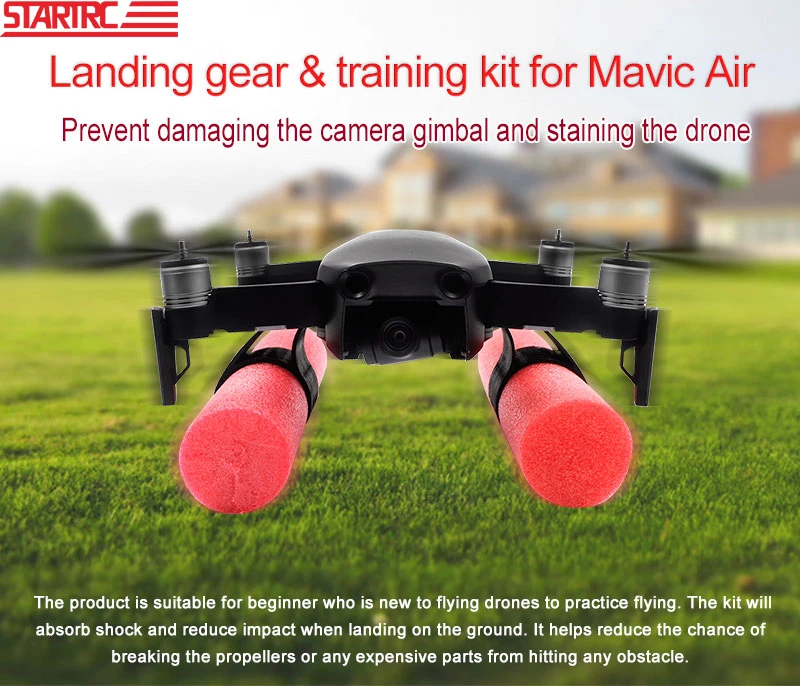 

STARTRC DJI Mavic Air Extended Landing Gear training kit Can't Floating on the water For mavic air Accessories Free shipping