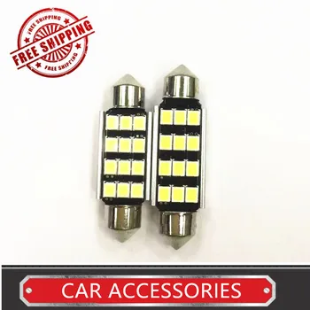 

39/41mm12SMD 2835 BULB non-polar 12v LED Pure White Dome Festoon CANBUS Error Free Interior Car Auto Reading Light Parking