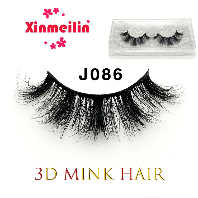 

3D mink lashes natural long individual thick fluffy false eyelashes makeup eyelash extension supplies eyelash with packaging box