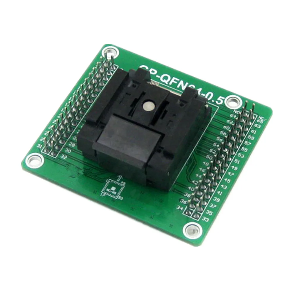 

Universal Programming Block MLF64 QFN64 Programming tester Universal Test socket pitch 0.5mm