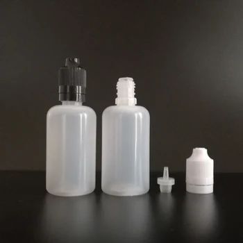 

1000pcs 50ml Empty E liquid Dropper Bottles With Tamper Evident Childproof Caps and Neele Tips Empty bottle E juice Nail Gel