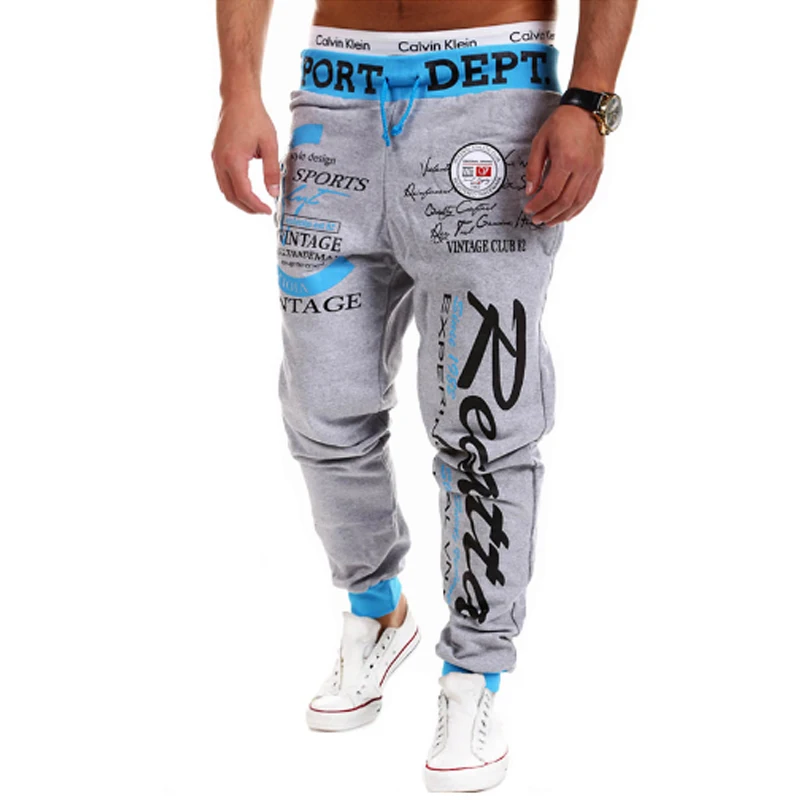 New Arrived 2019 Brand Casual Joggers Letter Printing Compression Pants Men Cotton Trousers Calabasas Sweatpants Mens M-XXXL