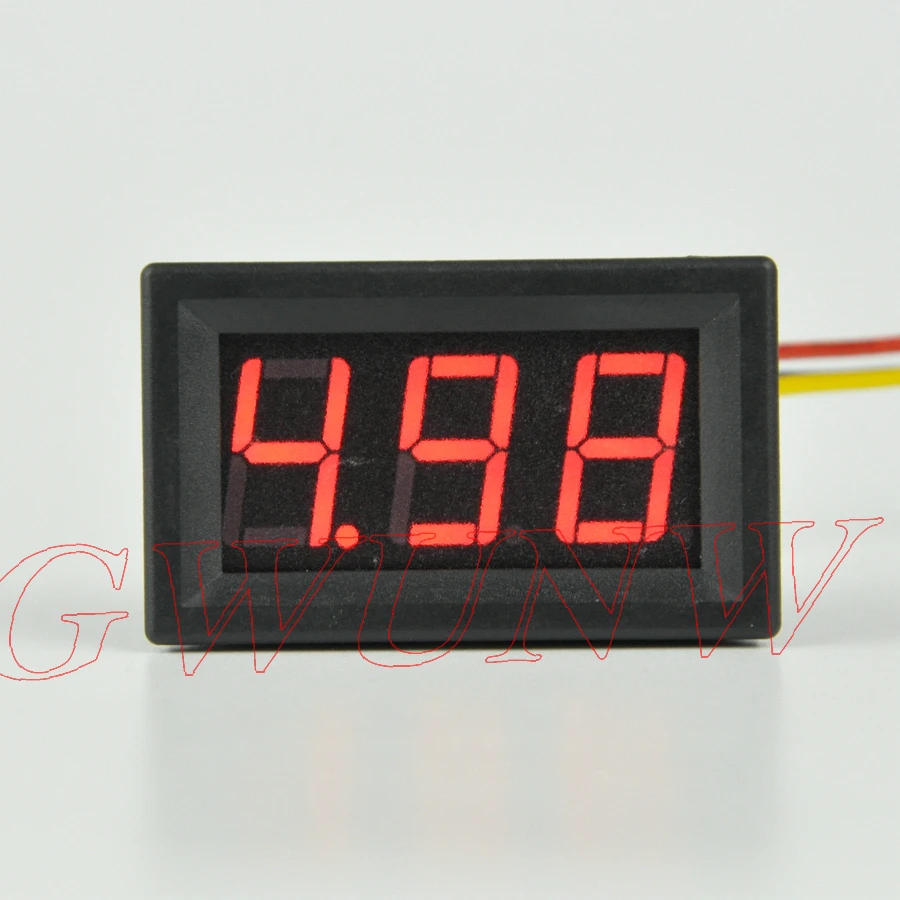 3 битный Цифровой вольтметр GWUNW BY356V DC 0 200V панельный измеритель тестер