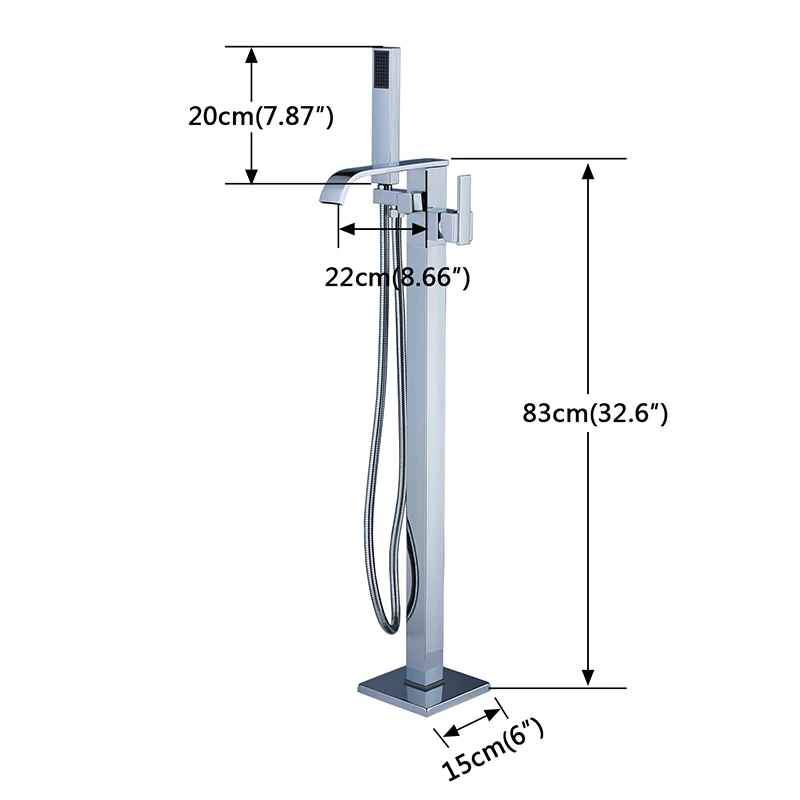 faucet size