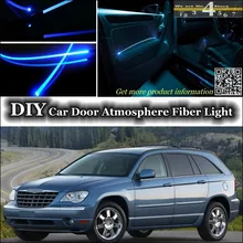 Для Chrysler nicfica интерьерный светильник окружающей среды для настройки атмосферного волоконно-оптического диапазона светильник s Дверная панель освещения(не EL светильник