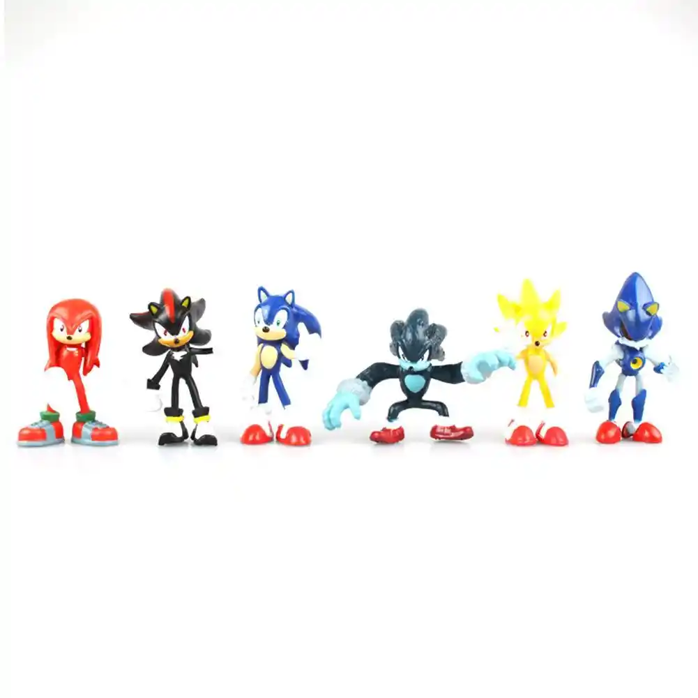 Ultimate Flash Sonic 7cm Sonic Figurleri Oyuncak Pvc Oyuncak Sonic
