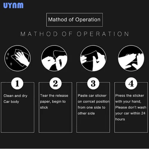 UYNM 4 шт./компл. наклейки на открытую дверь автомобиля Авто предупреждающий знак