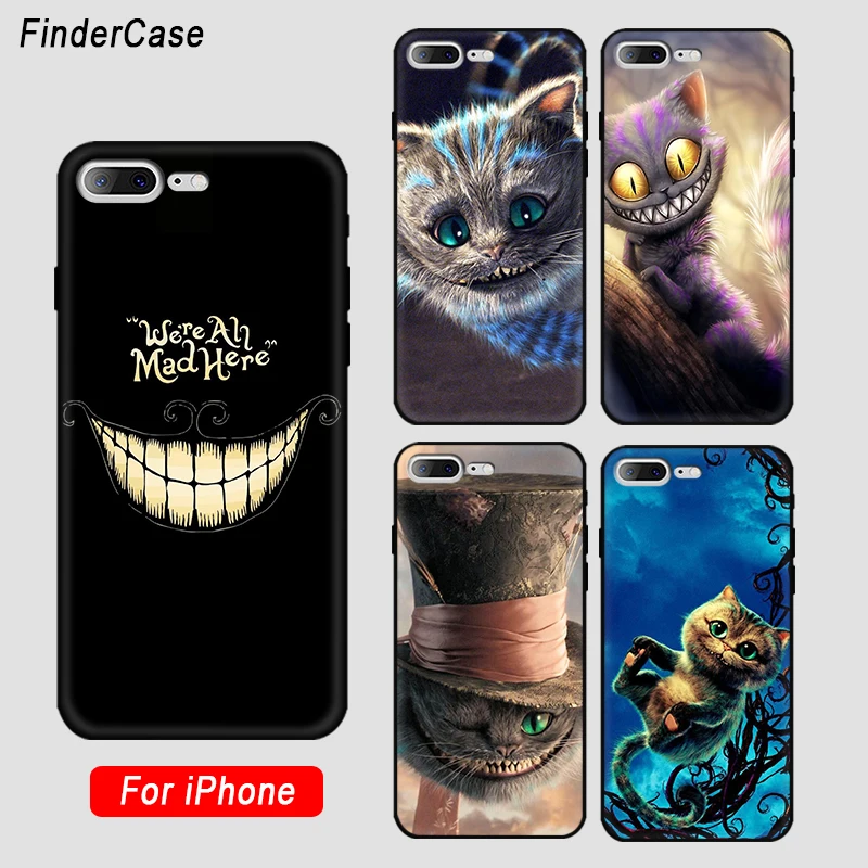Чехол FinderCase для iphone 7 чехол телефона с рисунком Алиса в стране чудес iPhone 8 6 6S Plus X
