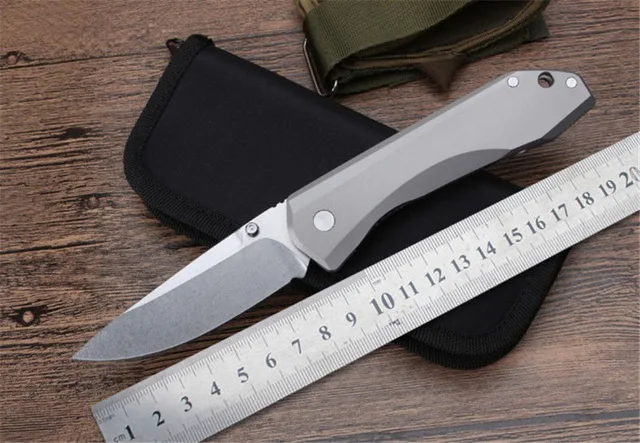 Дешево Новые 761 складной карманный нож S35VN стали балде TC4 Titanium ручка шарикоподшипник кемпинг нож EDC инструменты утилита ножи для выживания