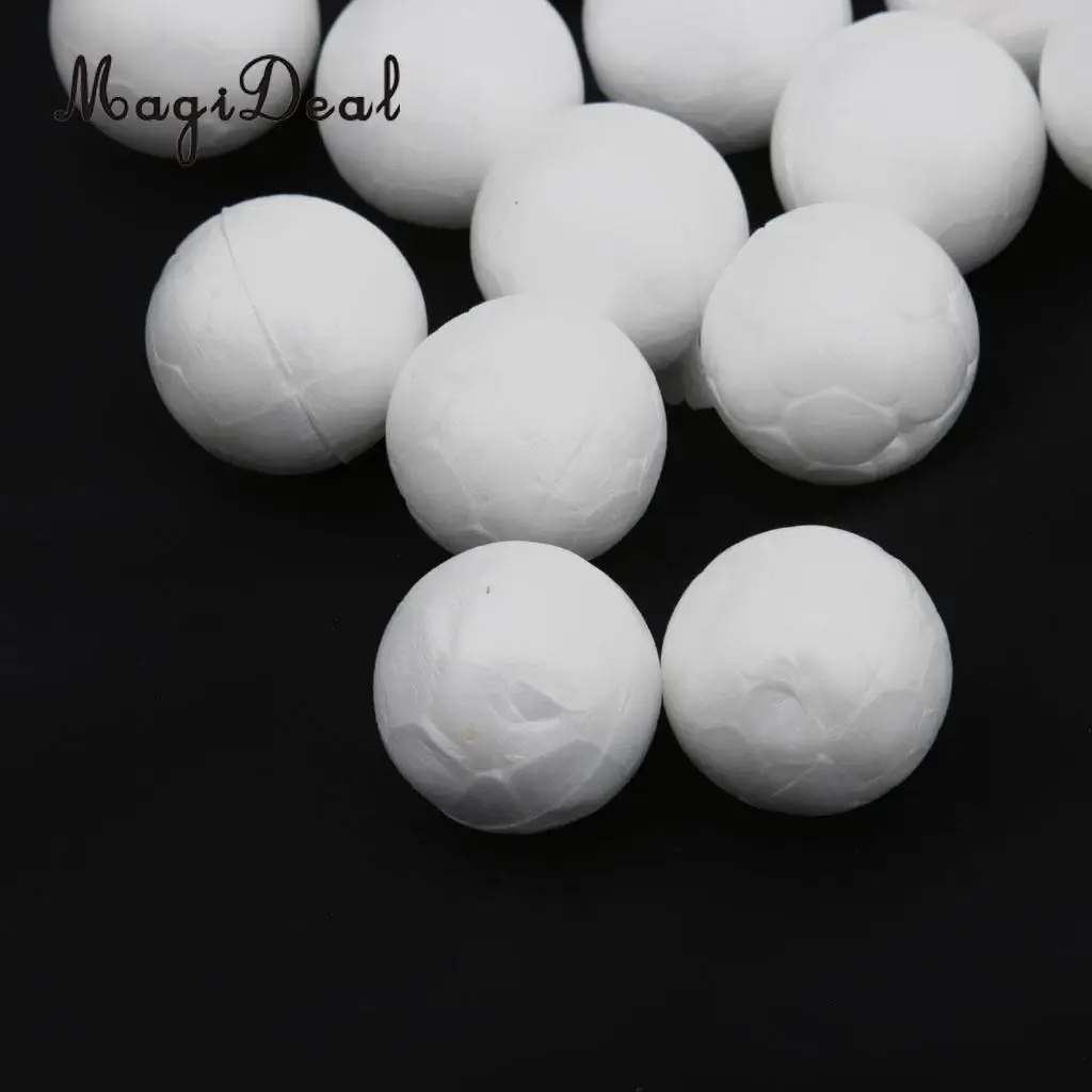 300pcs Creative Modelling Polystyrene Styrofoam Foam Ball Materials 15/25/27mm