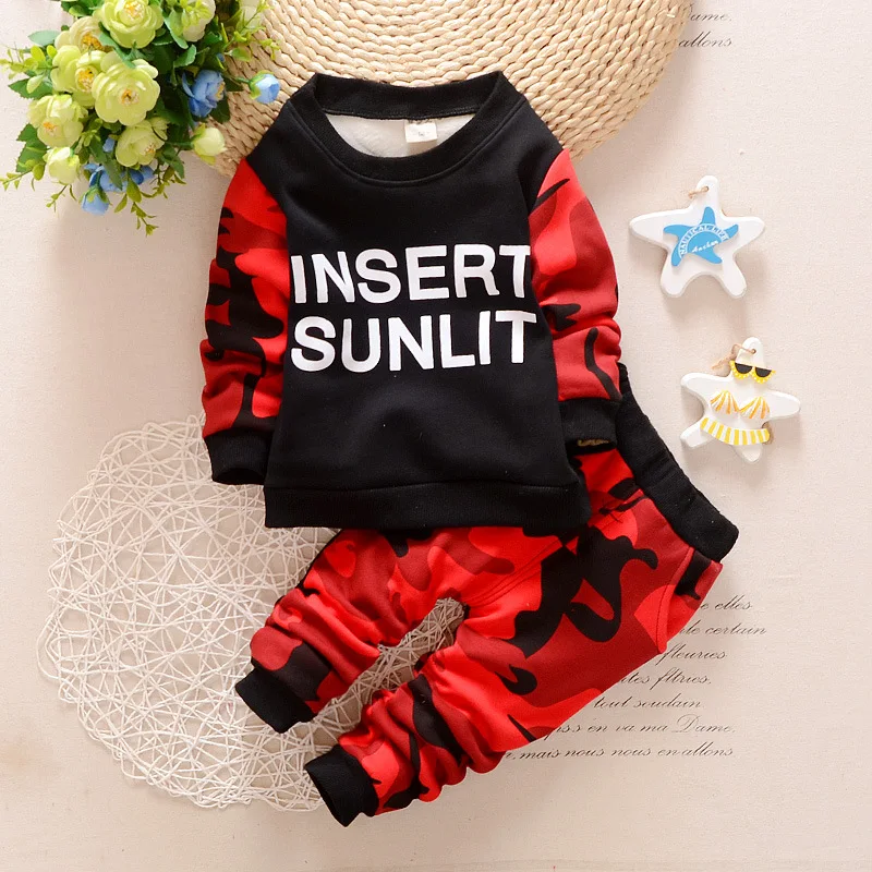 

Boys clothing sets spring autumn 2019 children casual cotton sports tops+pants 2pcs outfits for kids tracksuits set boys clothes