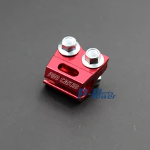 CNC Алюминий передний тормозной шланг зажим держатель с помощью болтов и гаек для Honda CR125R/250R CRF250R CRF250X CRF, в красном цвете; новые комплекты