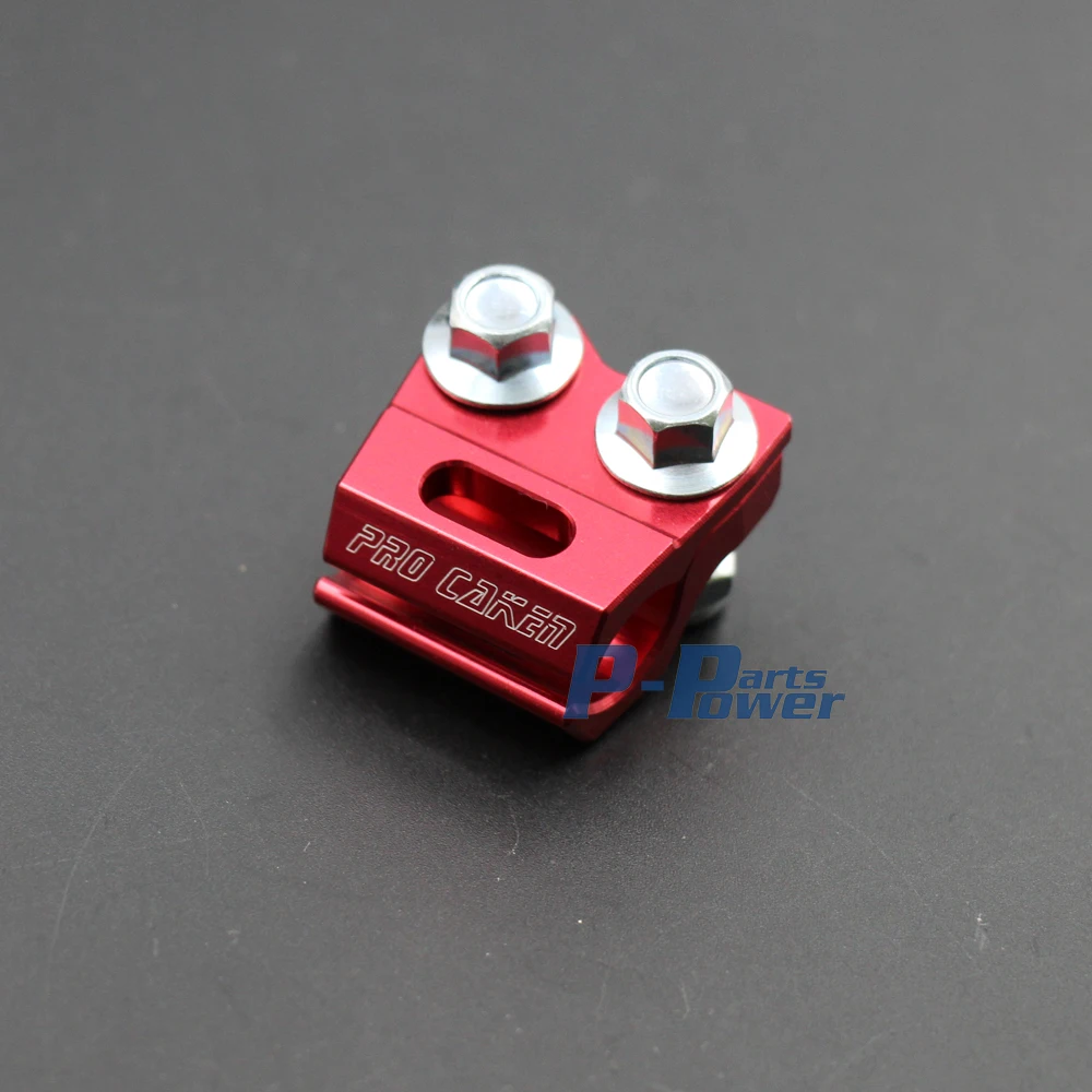 

CNC Aluminum Front Brake Hose Clamp Holder with Bolts and nuts For Honda CR125R/250R CRF250R CRF250X CRF RED New