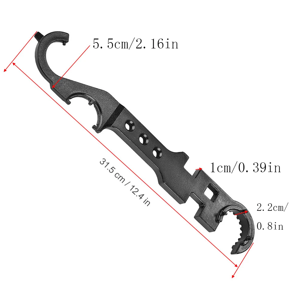 Супер pdr все черные AR15 стальные гаечные ключи для стрельбы комбинированный инструмент для ремонта винтовки ручной инструмент подходит для бытовых наборов инструментов
