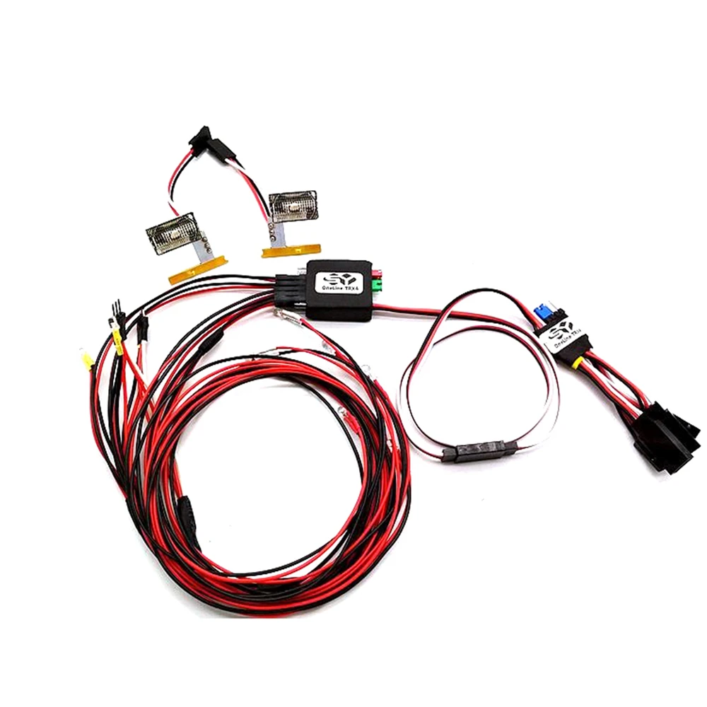 

For 1:10 TRX4 RC Car LED Lights Control System For Traxxas TRX-4 Ford Bronco XLT Car 1set of LED Lights for Traxxas TRX4 Bronco