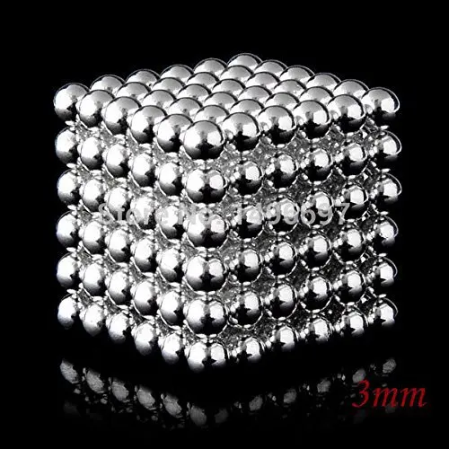 3mm Balls Cube 216 Small Balls Toy Black in 3mm Balls Cube 216 Small