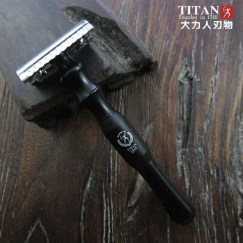 

titan razor metal handle shaving razor double edge blade free shipping